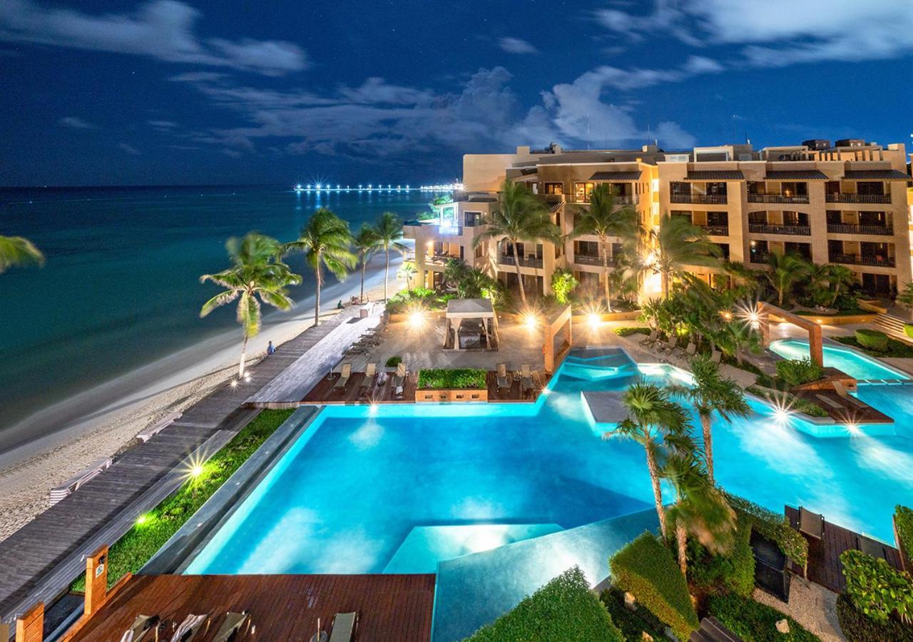 Condo Surf 405 - Luxury Oceanview Beachfront 3 Bedroom With Gym - At El Faro Condos Playa del Carmen Zewnętrze zdjęcie