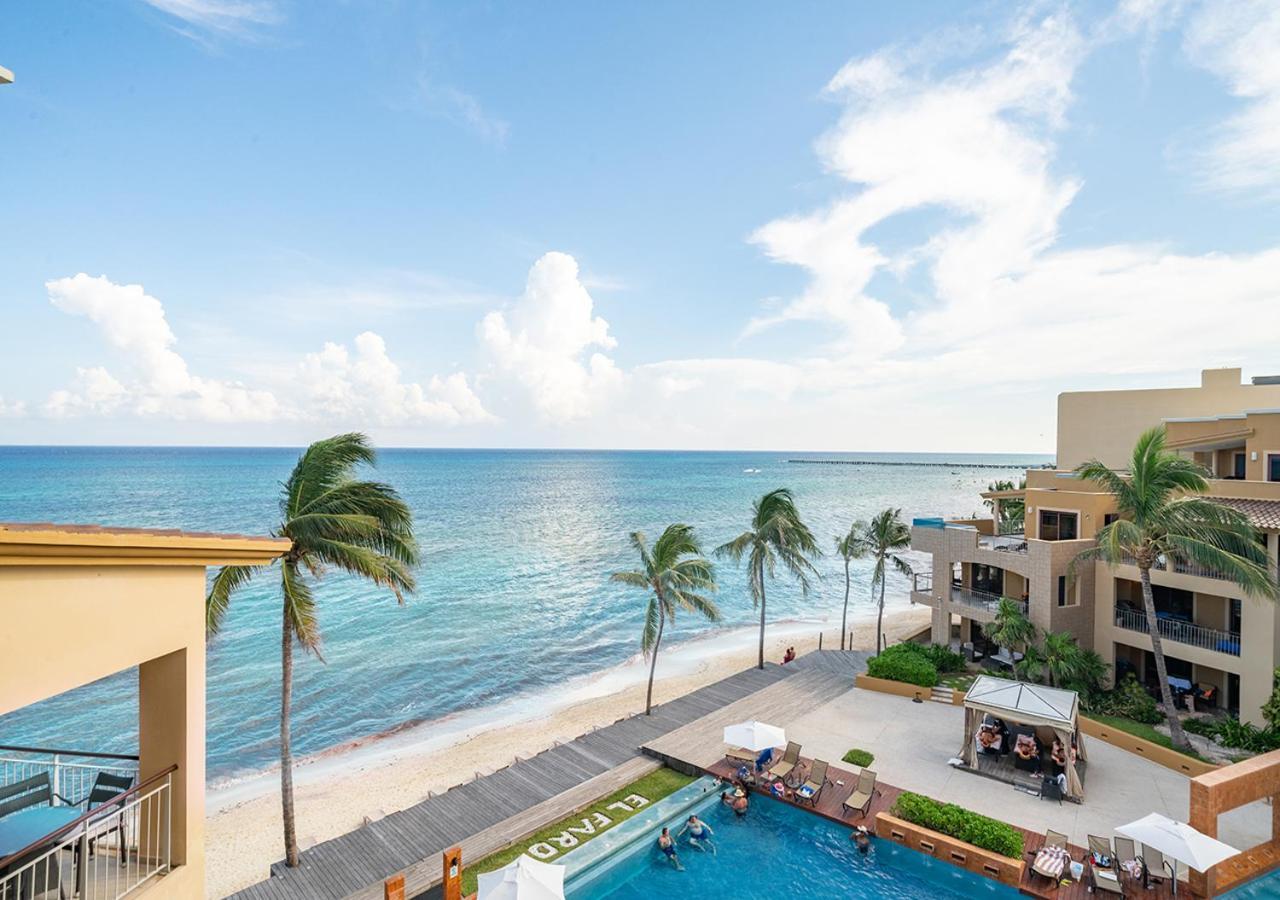 Condo Surf 405 - Luxury Oceanview Beachfront 3 Bedroom With Gym - At El Faro Condos Playa del Carmen Zewnętrze zdjęcie